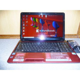 トウシバ(東芝)の東芝　Dynabook EX/56DMR　i3　モデナレッド　　　(ノートPC)