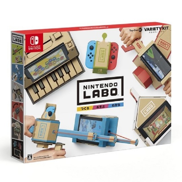 Nintendo Switch(ニンテンドースイッチ)の新品 Nintendo Labo Toy-Con 01: Variety Kit エンタメ/ホビーのゲームソフト/ゲーム機本体(家庭用ゲームソフト)の商品写真