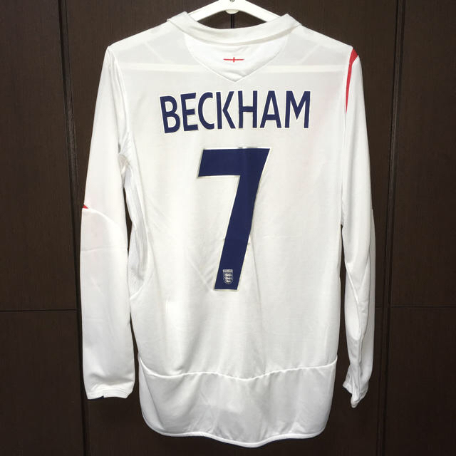 フットサル UMBRO デビッド・ベッカム 長袖ユニフォーム イングランド代表 7番 の通販 by Ta-Ke イングランド 代表 ベッカム 7番 サッカーシャツ ゲームシャツ