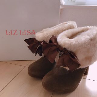 リズリサ(LIZ LISA)の値下げしました！LIZLISA ファーケープショートブーツ(ブーツ)