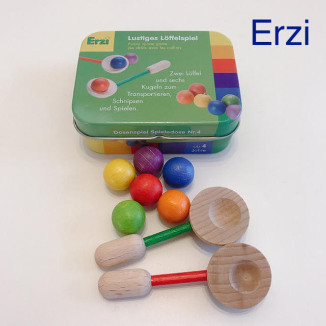 Erzi スプーンゲーム 木のおもちゃ  キッズ/ベビー/マタニティのおもちゃ(知育玩具)の商品写真