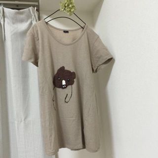 パーリッシィ(PAR ICI)のPARICI＊くまニットTシャツ(Tシャツ(半袖/袖なし))