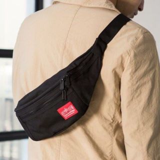 マンハッタンポーテージ(Manhattan Portage)の新品 マンハッタンポーテージ ボディバッグ 黒 ウエストバッグ バッグ ナイロン(ボディバッグ/ウエストポーチ)