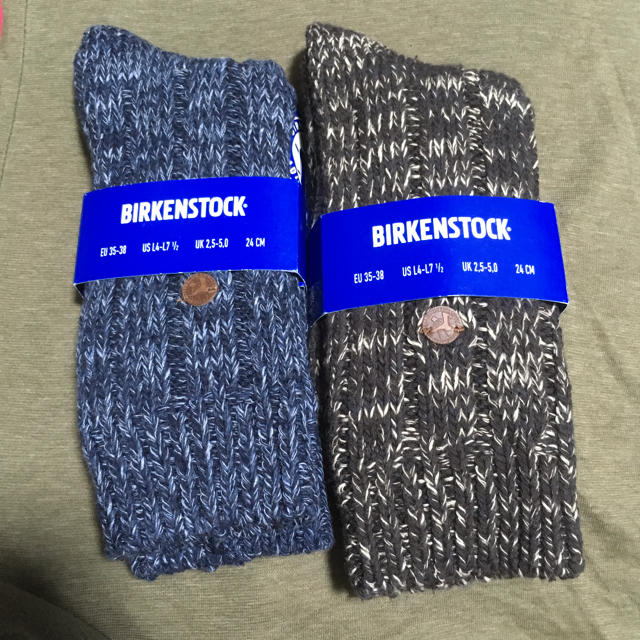 BIRKENSTOCK(ビルケンシュトック)の2足 BIRKENSTOCK ソックス 24cm 新品・未使用 レディースのレッグウェア(ソックス)の商品写真