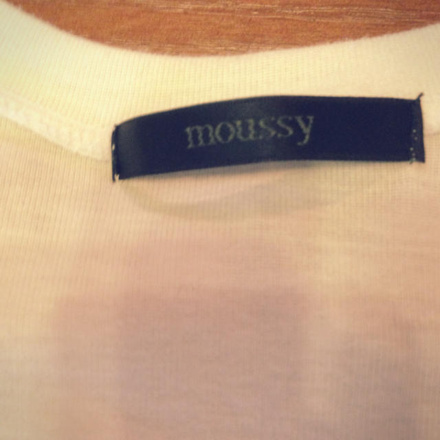 moussy(マウジー)のmoussyゆる白T レディースのトップス(Tシャツ(半袖/袖なし))の商品写真