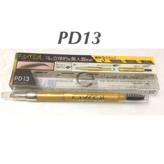 ・エクセル パウダー&ペンシルアイブロウEX アッシュグレイ(PD13)(アイブロウペンシル)