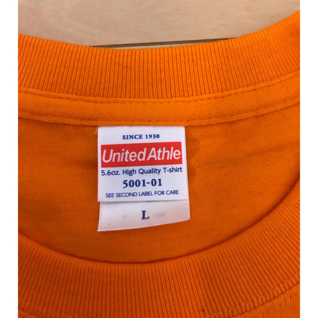 【非売品 新品未使用】カメラを止めるな！Tシャツ オレンジLサイズ メンズのトップス(Tシャツ/カットソー(半袖/袖なし))の商品写真