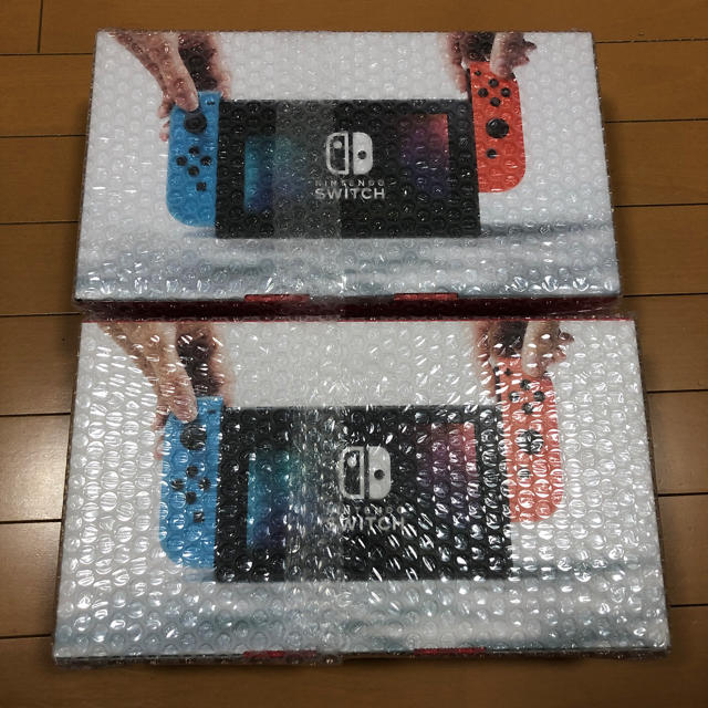 Nintendo Switch(ニンテンドースイッチ)のNintendo Switch 新品 本体 2台 エンタメ/ホビーのゲームソフト/ゲーム機本体(家庭用ゲーム機本体)の商品写真