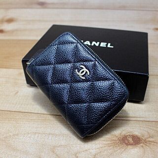 シャネル(CHANEL)の本物【なかなか綺麗】CHANEL キャビアスキン♡コインケース       (財布)