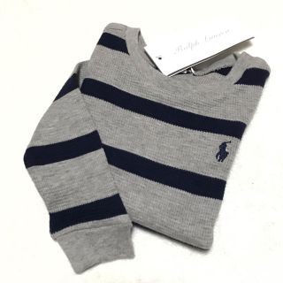 ラルフローレン(Ralph Lauren)の＊y.u.t様 専用＊新品✨G ワッフル ロングスリーブ プルオーバー  12M(シャツ/カットソー)