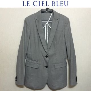 ルシェルブルー(LE CIEL BLEU)のLE CIEL BLEU ジャケット ルシェルブルー テーラード グレー(テーラードジャケット)