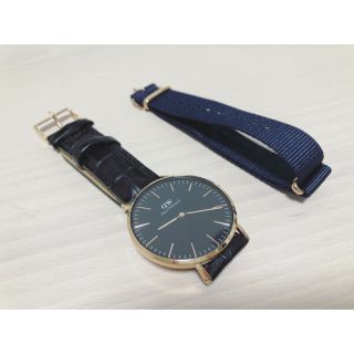 ダニエルウェリントン(Daniel Wellington)のDaniel Wellington 40mm Classic Black 腕時計(腕時計(アナログ))