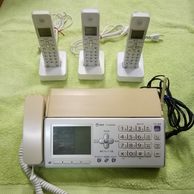 NTTdocomo(エヌティティドコモ)のNTT　FAX　P266SD　電話機·FAX スマホ/家電/カメラのスマホ/家電/カメラ その他(その他)の商品写真