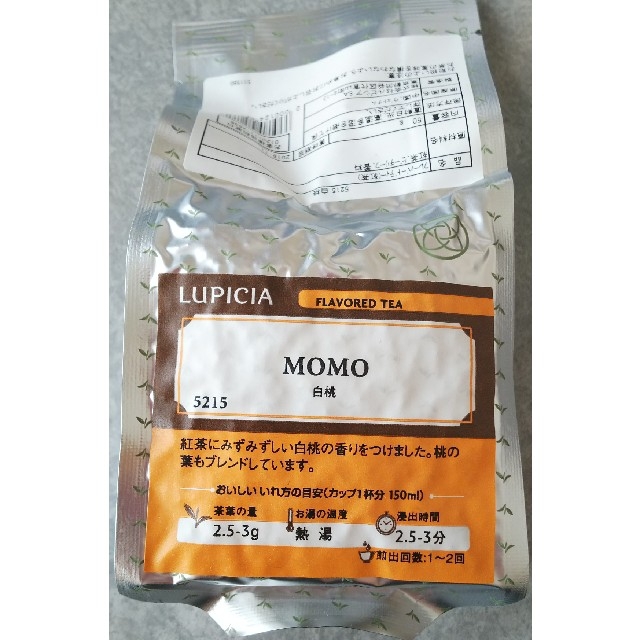 LUPICIA(ルピシア)のLUPICIA 白桃 50g 袋入 新品未開封 食品/飲料/酒の飲料(茶)の商品写真