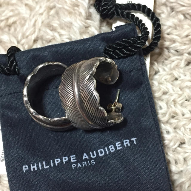 Philippe Audibert(フィリップオーディベール)のPHILIPPE AUDIBERT☆フェザーピアス レディースのアクセサリー(ピアス)の商品写真