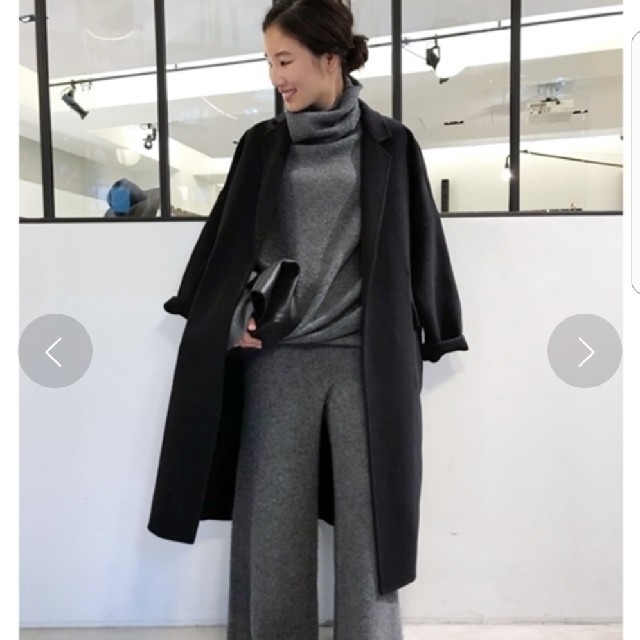 DEUXIEME CLASSE(ドゥーズィエムクラス)の2017aw ドゥーズィエムクラス　リバーコート レディースのジャケット/アウター(ロングコート)の商品写真