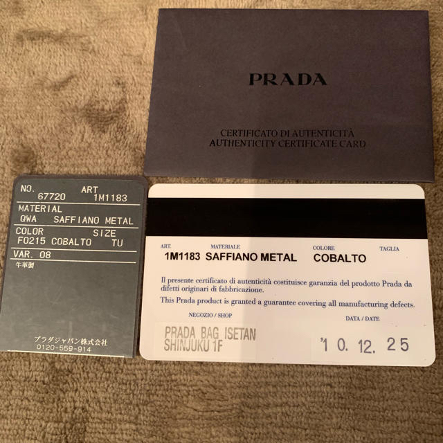 PRADA L字ファスナー 長財布ファッション小物