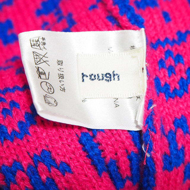 rough(ラフ)の【新品・未使用】タグ付きrough(ラフ)ニット帽 レディースの帽子(ニット帽/ビーニー)の商品写真