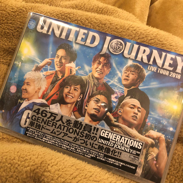 GENERATIONS(ジェネレーションズ)のGENERATIONS UNITED JOURNEY Blu-ray エンタメ/ホビーのタレントグッズ(ミュージシャン)の商品写真