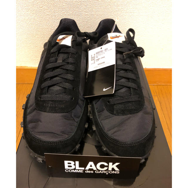 COMME des GARCONS(コムデギャルソン)の【キッド様専用】BLACK CDG NIKE WAFFLE RACER ’17 メンズの靴/シューズ(スニーカー)の商品写真
