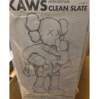 メディコムトイ(MEDICOM TOY)の【専用】KAWS CLEAN SLATE グレー  ブラック(キャラクターグッズ)