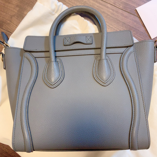 celine(セリーヌ)のマリエ☆様専用 旧ロゴ celine ラゲージ ナノサイズ 正規品 コール レディースのバッグ(ショルダーバッグ)の商品写真