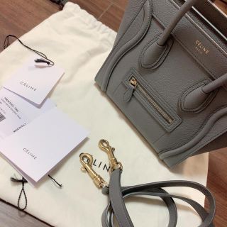 セリーヌ(celine)のマリエ☆様専用 旧ロゴ celine ラゲージ ナノサイズ 正規品 コール(ショルダーバッグ)