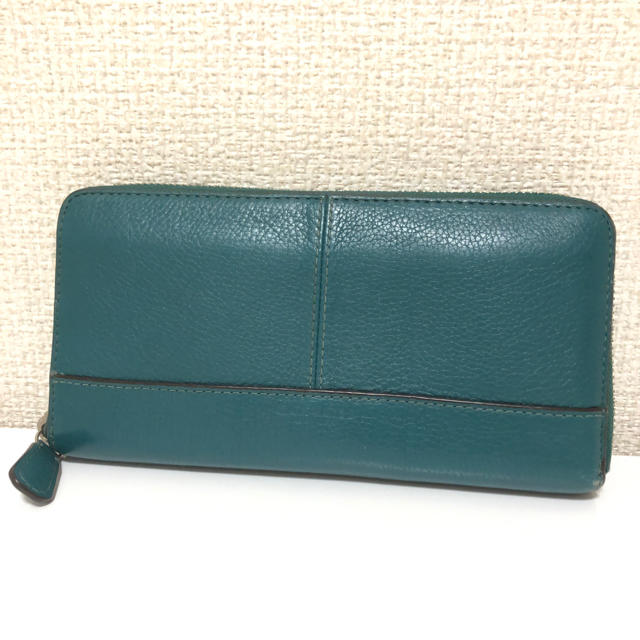 アルパカゆー☆ 様専用 COACH コーチ グリーンの財布2個組セット-