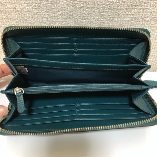 ❣️新品未使用COACH コーチ 財布　二つ折り財布 三つ折り財布　グリーン　緑