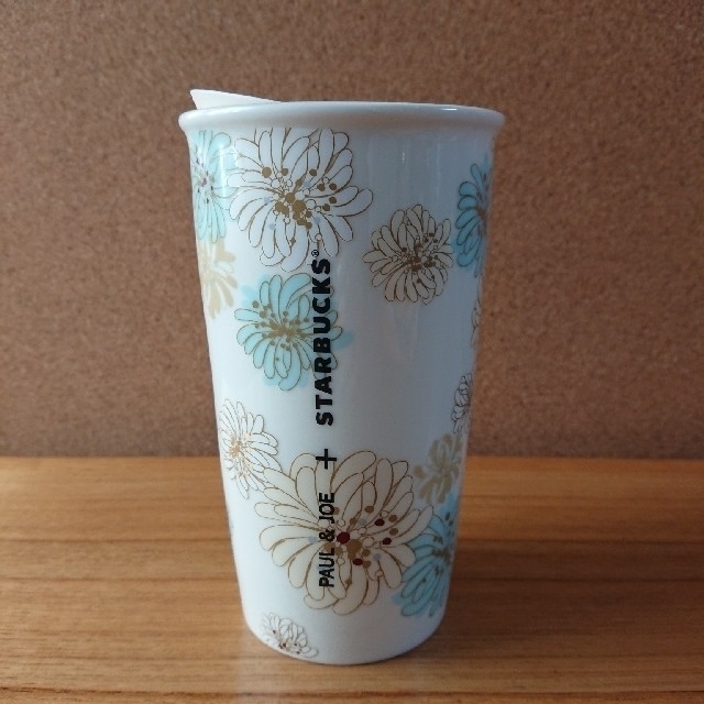 スターバックス PAUL & JOE コラボ 花柄 陶器 生々しく タンブラー スターバックス PAUL & JOE コラボ 花柄 陶器 生々しく タンブラー