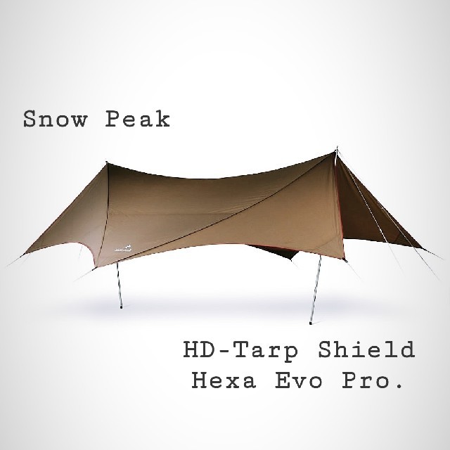 Snow Peak(スノーピーク)の最安 スノーピーク HDタープ シールド ヘキサエヴォ Pro.
 新品未 使用 スポーツ/アウトドアのアウトドア(テント/タープ)の商品写真