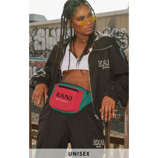 カールカナイ(Karl Kani)のPLT×KARL KANI★RED COLOR BLOCK BUM BAG(ウエストポーチ)