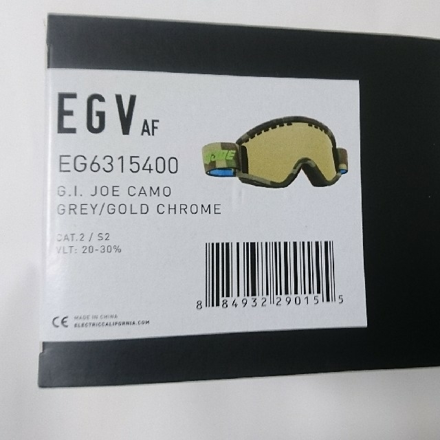 送料込み！ ELECTRIC ゴーグル EGV スポーツ/アウトドアのスノーボード(アクセサリー)の商品写真