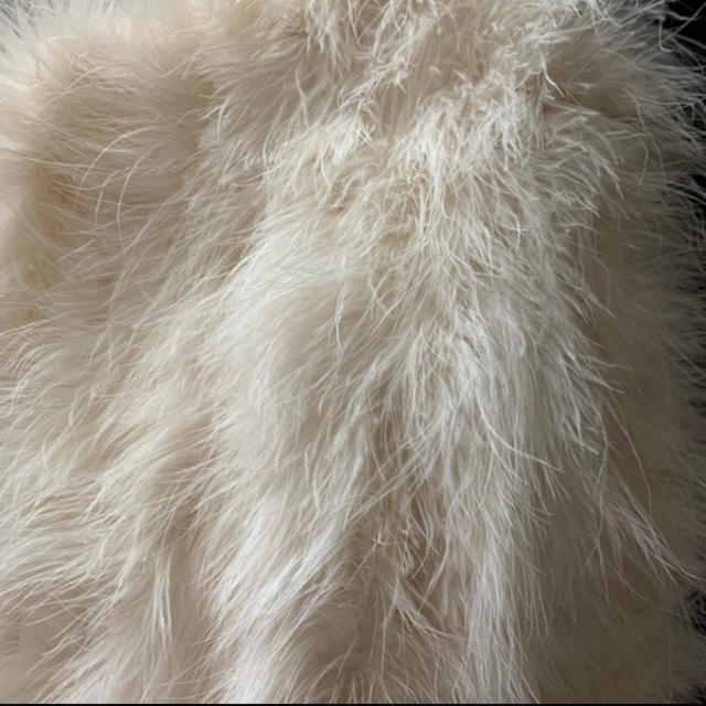 MIIA(ミーア)のMiia ミーア フェザーファーコート レディースのジャケット/アウター(毛皮/ファーコート)の商品写真