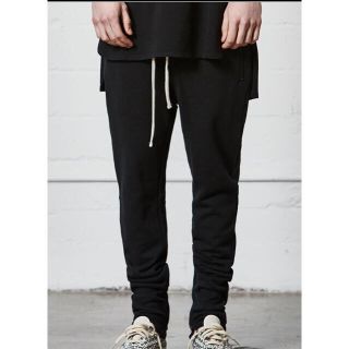 フィアオブゴッド(FEAR OF GOD)のFOG Drawstring Sweat Pants black S(ワークパンツ/カーゴパンツ)