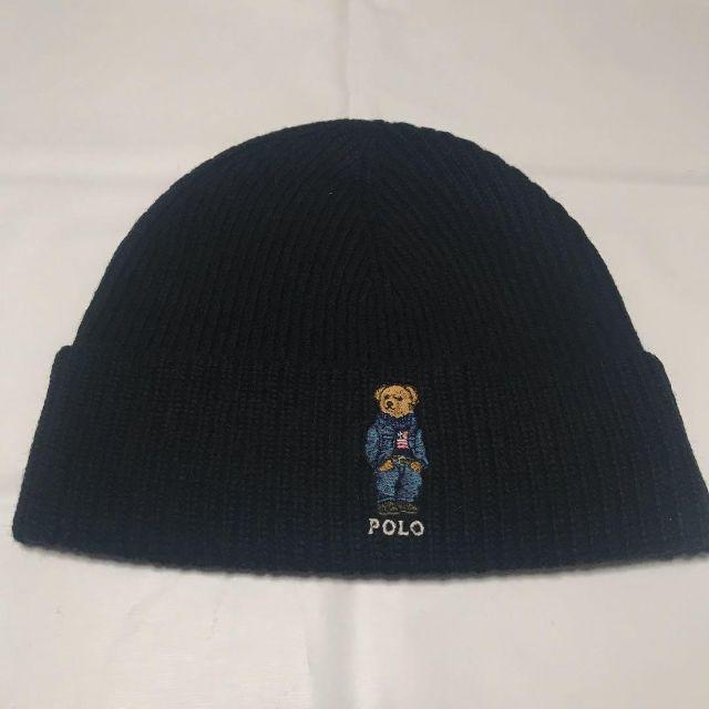 POLO RALPH LAUREN(ポロラルフローレン)のPolo Ralph Lauren ニット帽 ビーニー bear ベアー メンズの帽子(ニット帽/ビーニー)の商品写真