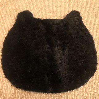 ニトリ(ニトリ)の黒ねこフロアマット【未使用】(フロアマット)