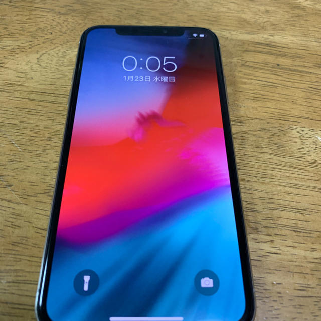 iPhone X Silver 256 GB Softbankスマートフォン/携帯電話