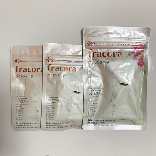 フラコラ(フラコラ)の【matirda様専用】fracora プラセンタつぶ 3袋セット 新品未開封 食品/飲料/酒の健康食品(その他)の商品写真