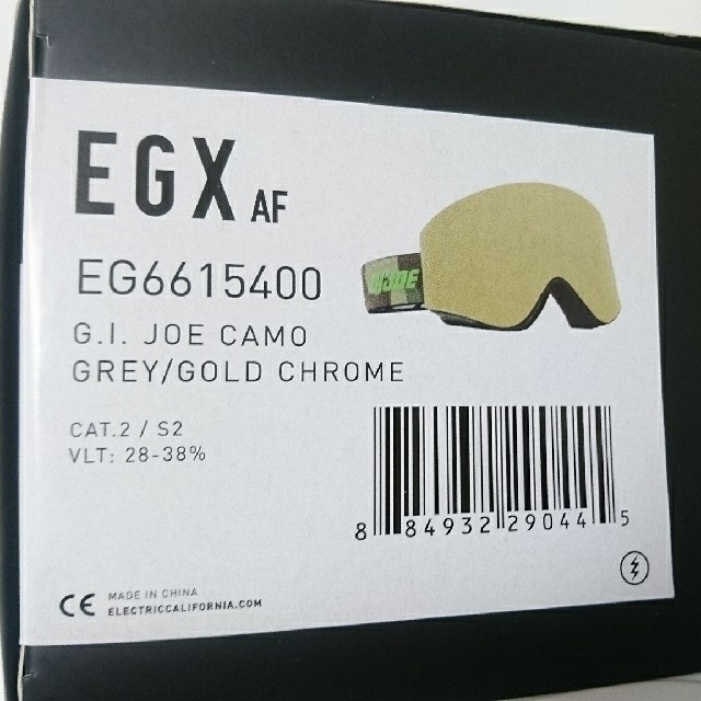 送料込み！ ELECTRIC ゴーグル EGX スポーツ/アウトドアのスノーボード(アクセサリー)の商品写真
