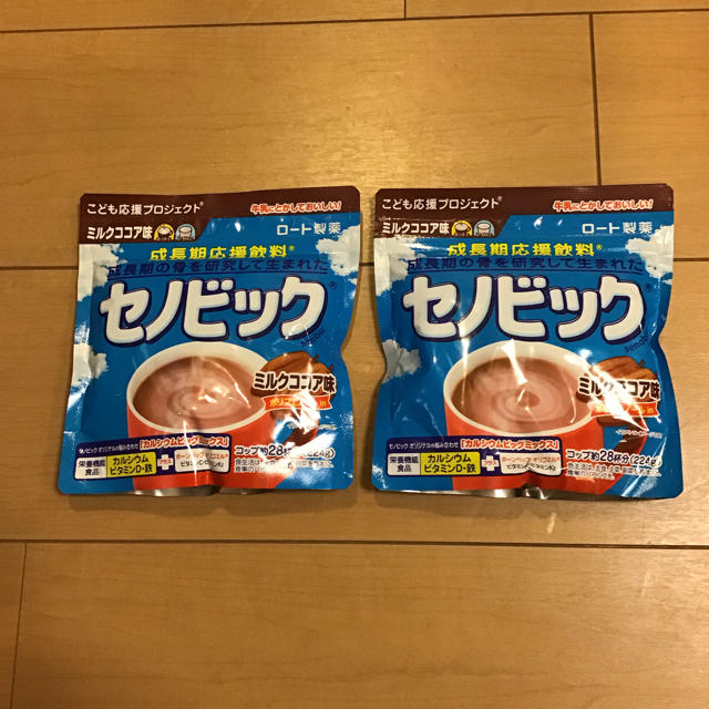 ロート製薬(ロートセイヤク)のセノビック　２２４ｇ×２袋（ミルクココア） 食品/飲料/酒の食品(その他)の商品写真