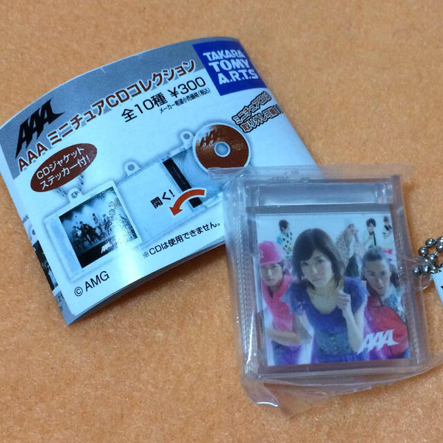 AAA ミニチュアCDコレクション スマホ/家電/カメラのスマホアクセサリー(ストラップ/イヤホンジャック)の商品写真