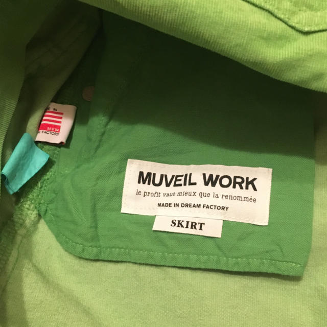 MUVEIL WORK(ミュベールワーク)のミニスカート  レディースのスカート(ミニスカート)の商品写真