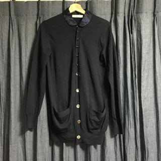 サカイラック(sacai luck)のサカイラック sacai luck トップス カーディガン ダークネイビー美品(カーディガン)