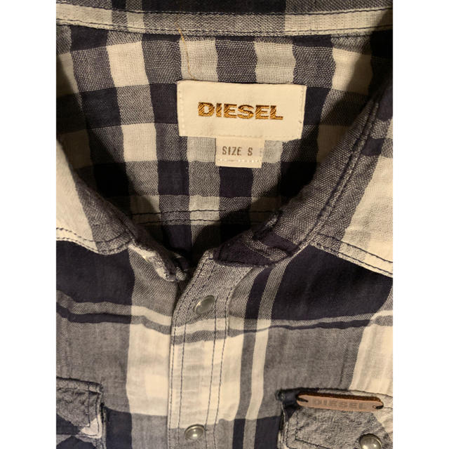 DIESEL(ディーゼル)の【美品】DIESEL（ディーゼル）チェックシャツ メンズのトップス(シャツ)の商品写真