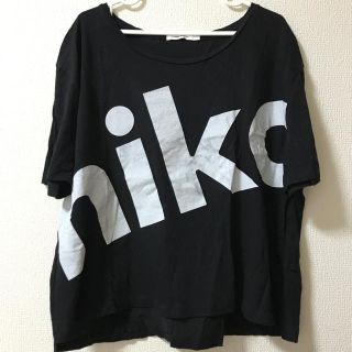 ニコアンド(niko and...)の黒 niko 半袖Tシャツ(Tシャツ(半袖/袖なし))