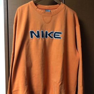 90s ナイキ 激レア トレーナー ロゴスウェット XL(スウェット)