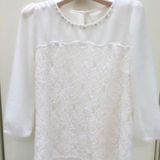 アプワイザーリッシェ(Apuweiser-riche)の♡上品レースblouse♡(シャツ/ブラウス(長袖/七分))