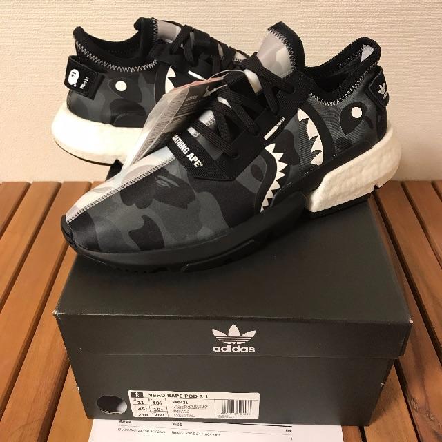 Adidas BAPE NEIGHBORHOOD POD S-3.1 29cm