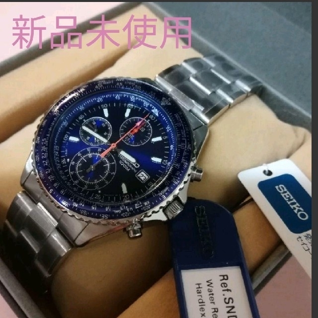 SEIKO(セイコー)のセイコー　パイロット　クロノグラフ☆新品未使用 メンズの時計(腕時計(アナログ))の商品写真